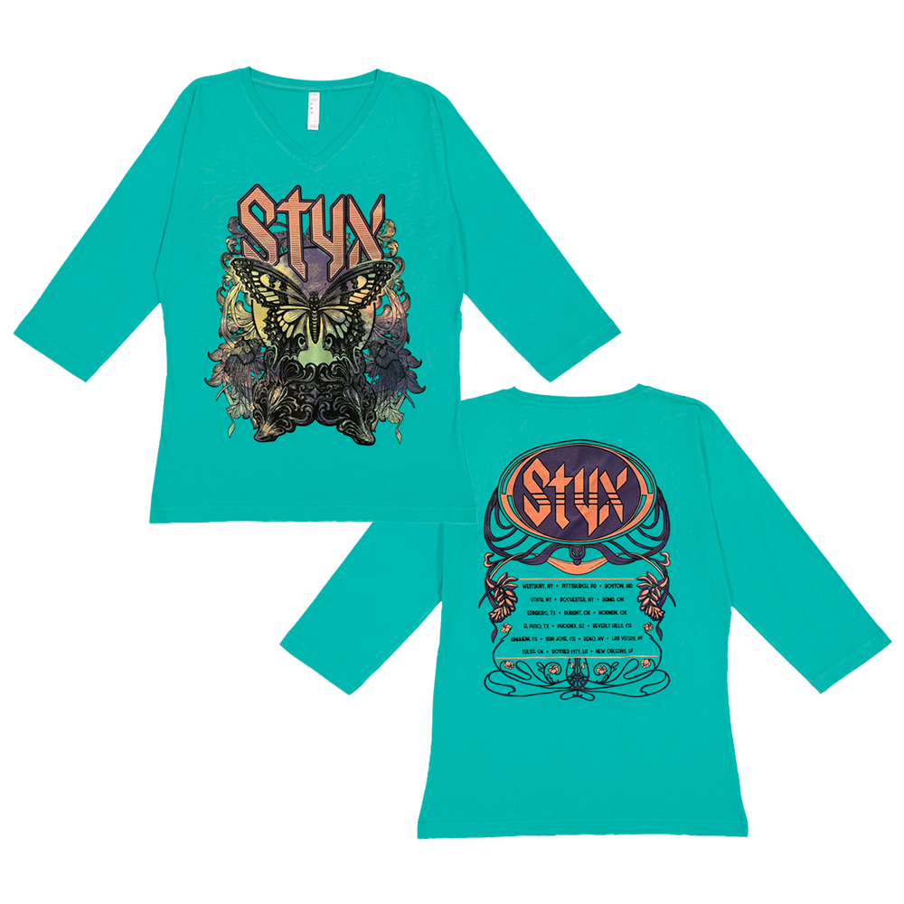 Styx Butterfly Green Ladies Long Sleeve | APPAREL | Styxworld