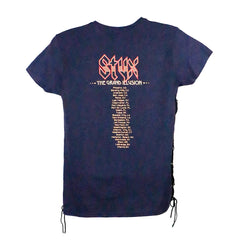 Women's 1977 Grand Illusion North American Tour Purple Custom T-Shirt